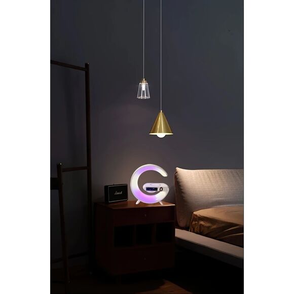 A Portable Speaker With Fast Wireless Charging, Rhythm RGB Light Show - Picture 2 of 3